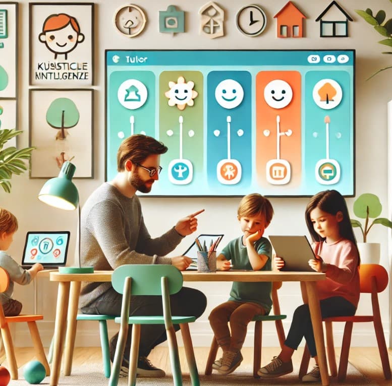 Tablet mit Lerninhalten